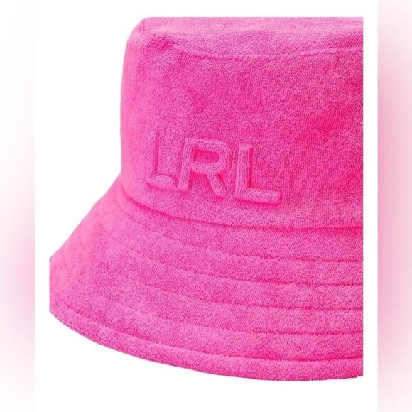 Ralph Lauren Logo Cotton Terry Bucket Hat - Picture 3 of 7